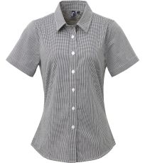 Dámska bavlnená košeľa s krátkym rukávom PR321 Premier Workwear