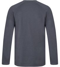 Pánske tričko s dlhým rukávom GRUTE HANNAH Steel gray mel
