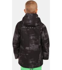 Chlapčenská lyžiarska bunda ATENI-JB KILPI Čierna