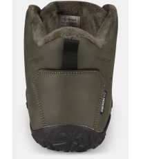 Unisex vysoká outdoorová barefoot obuv BARE HIGH WP-U KILPI Tmavo zelená