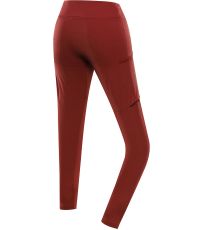Dámske rýchloschnúce outdoorové legíny GERWA 2 ALPINE PRO merlot