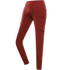 Dámske rýchloschnúce outdoorové legíny GERWA 2 ALPINE PRO merlot