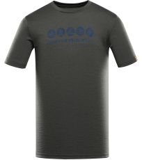 Pánske funkčné tričko z merino vlny WOOLEN 3 ALPINE PRO petrol