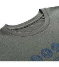 Pánske funkčné tričko z merino vlny WOOLEN 3 ALPINE PRO petrol