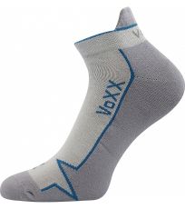 Unisex froté ponožky - 3 páry Locator A Voxx svetlo šedá
