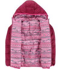 Detská obojstranná bunda IDIKO 2 ALPINE PRO pink glo