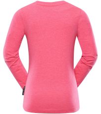 Detské tričko dlhý rukáv RIMONO ALPINE PRO pink glo