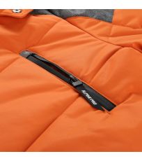 Pánska zimná bunda ICYB 7 ALPINE PRO spálene oranžová