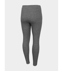 Dámske legíny H4Z19-LEG001 4F GREY MELANGE