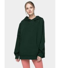Dámska ovewrsize mikina HOL21-BLD630 Outhorn green