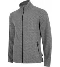Pánska fleecová mikina HOZ19-PLM601 Outhorn middle grey melange