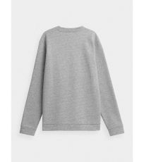 Pánska mikina HOZ21-BLM600 Outhorn warm light grey melange