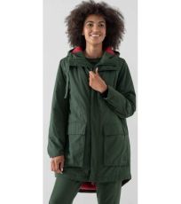Dámsky zimný kabát HOZ21-KUDC603 Outhorn dark green