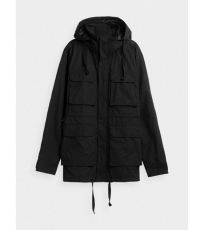 Pánska prechodová bunda HOZ21-KUMC602 Outhorn deep black