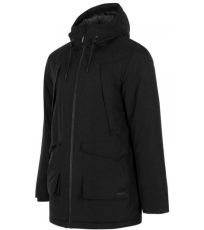 Pánska zimná bunda HOZ21-KUMC603 Outhorn deep black