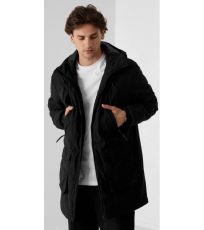 Pánska zimná bunda HOZ21-KUMC603 Outhorn deep black