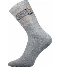 Unisex froté ponožky 3 páry Spot Boma svetlo šedá