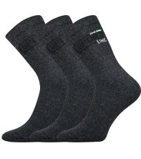 Unisex froté ponožky 3 páry Spot Boma tmavo šedá