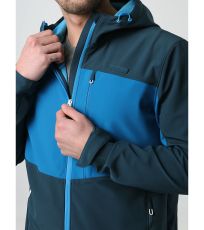 Pánska softshell bunda LADOT LOAP modrá