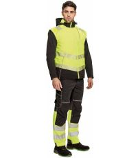 Pánska zateplená HI-VIS bunda KNOXFIELD PROFI Knoxfield Žltá