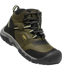 Detská turistická obuv RIDGE FLEX MID WP YOUTH KEEN