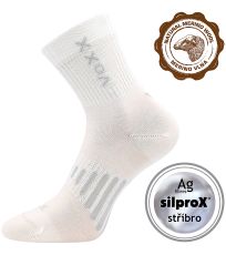 Unisex sportovní merino ponožky Powrix Voxx biela