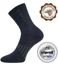 Unisex sportovní merino ponožky Powrix Voxx tmavo modrá