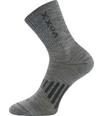Unisex sportovní merino ponožky Powrix Voxx svetlo šedá