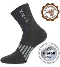 Unisex sportovní merino ponožky Powrix VoXX® tmavo šedá