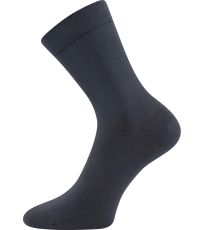 Unisex ponožky s voľným lemom - 3 páry Drmedik Lonka tmavo šedá