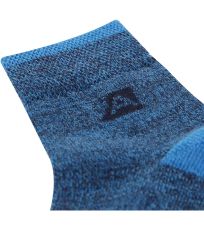 Detské ponožky - merino WERBO ALPINE PRO tmavo šedá