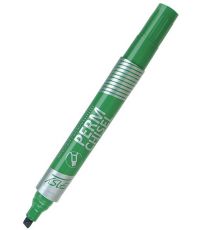 Permanentný popisovač - zelený 10 ks PERM CHISEL Easy
