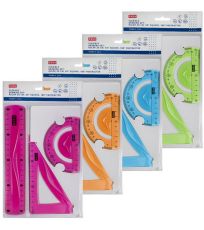 Sada 3 pravítok - box 12 ks FLEX Easy 