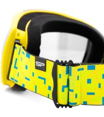 Lyžiarske okuliare - žlto-šedé EVANS Spokey 