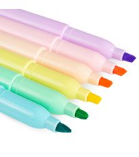 Moderný zvýrazňovač 6 farieb FLASH PASTEL Easy 