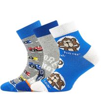 Detské trendy ponožky - 3 páry Dedotik Lonka mix chlapec
