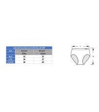 Dámske vyššie klasické nohavice BambooSeamless 004 VoXX® béžová