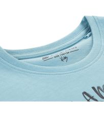Detské tričko - organická bavlna EKOSO ALPINE PRO milky blue