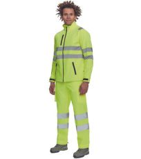 Pánska HI-VIS softshellová bunda MURCIA Cerva žltá