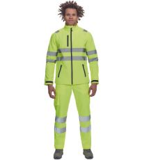 Pánska HI-VIS softshellová bunda MURCIA Cerva žltá