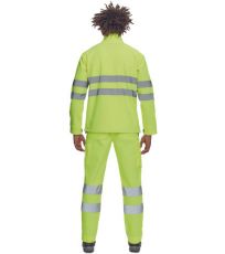 Pánska HI-VIS softshellová bunda MURCIA Cerva žltá