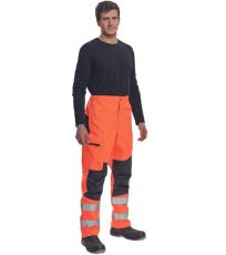 Pánske pracovné HI-VIS nohavice TICINO Cerva oranžová