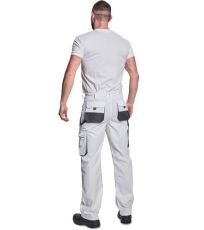 Pánske pracovné nohavice CARL BE-01-003 Fridrich & Fridrich biela/sivá