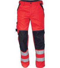 Pánske pracovné HI-VIS nohavice KNOXFIELD Knoxfield Červená