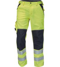 Pánske pracovné HI-VIS nohavice KNOXFIELD Knoxfield Žltá