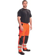 Pánske pracovné HI-VIS nohavice KNOXFIELD Knoxfield Oranžová