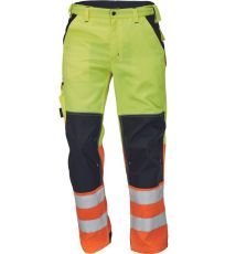 Pánske pracovné HI-VIS nohavice KNOXFIELD Knoxfield žltá/oranžová