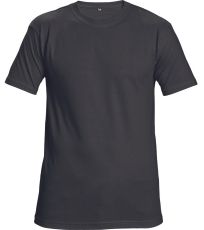 Unisex tričko TEESTA Cerva čierna