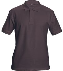 Unisex polokošele DHANU Cerva tm.hnedá