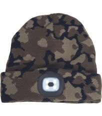 Unisex čiapka s LED lampou DEEL LED Cerva camouflage